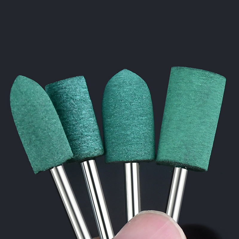 Rubber Grinding Sanding Polishing Head Rotary Tool Amber Beeswax Bodhi Mirror