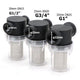 Pipe Filter Plastic Filter Filter Cup Water Hose Transparent Filter Stainless Steel Strainer