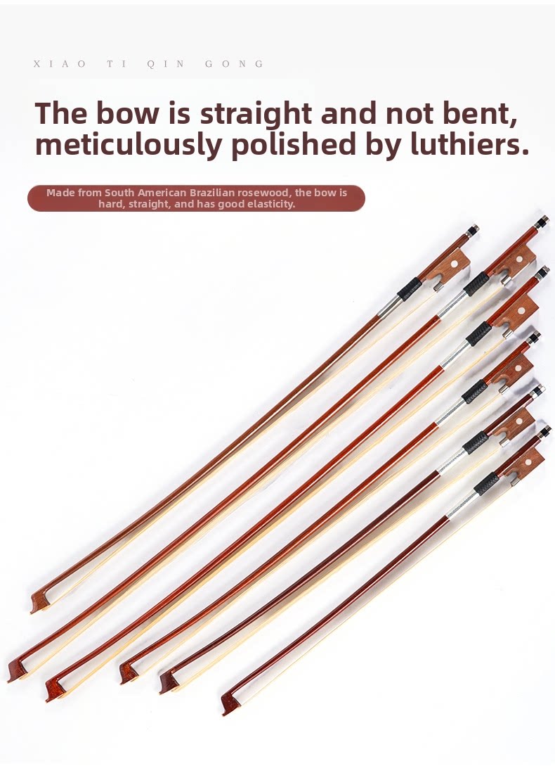 Violin Bow Hair Pure Horsehair Replacement 1/2 3/4 4/4 1/4 1/8 1/10