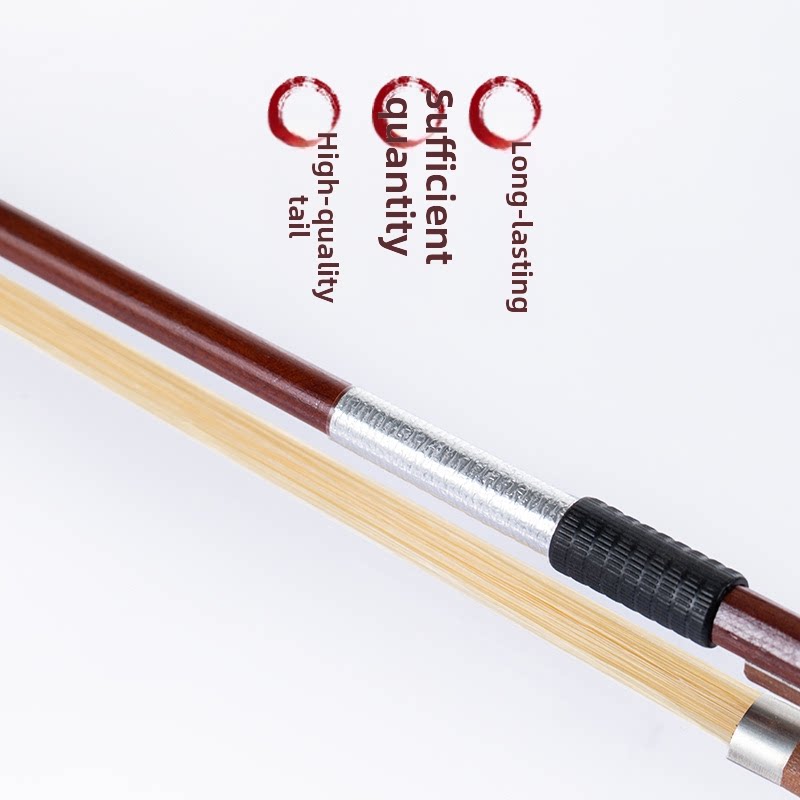 Violin Bow Hair Pure Horsehair Replacement 1/2 3/4 4/4 1/4 1/8 1/10