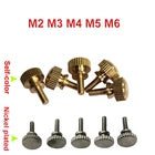 M2–M6 Brass Knurled Thumb Screws – Nickel Plated Hand Grip Knob Bolts (Tool‑Less Fasteners) - HomeDIYer