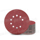 25/50PCS 225mm 9" Sanding Discs 10 Hole Hook and Loop Sandpaper 60-240 Grit