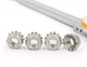 304 Stainless Steel K Lock Nuts M3 M4 M5 M6 M8(10pcs)