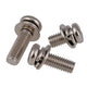 Phillips Pan Head Machine Screws with Washer — Nickel Plated M5 M6 M8