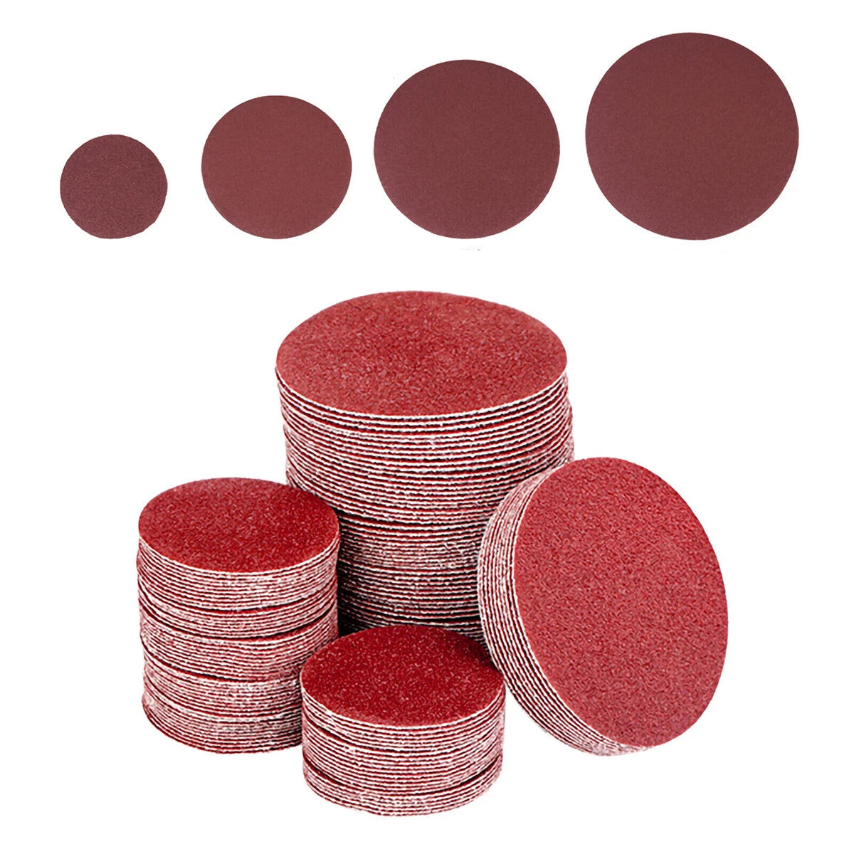 Hook & Loop Sanding Discs 3"-7" Grit 60 - 2000 Abrasive Grinding Sandpaper