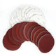 Red Hook and Loop Sanding Disc Orbital Sandpaper Pad 40-2000 Grit 3 4 5 6 7 inch