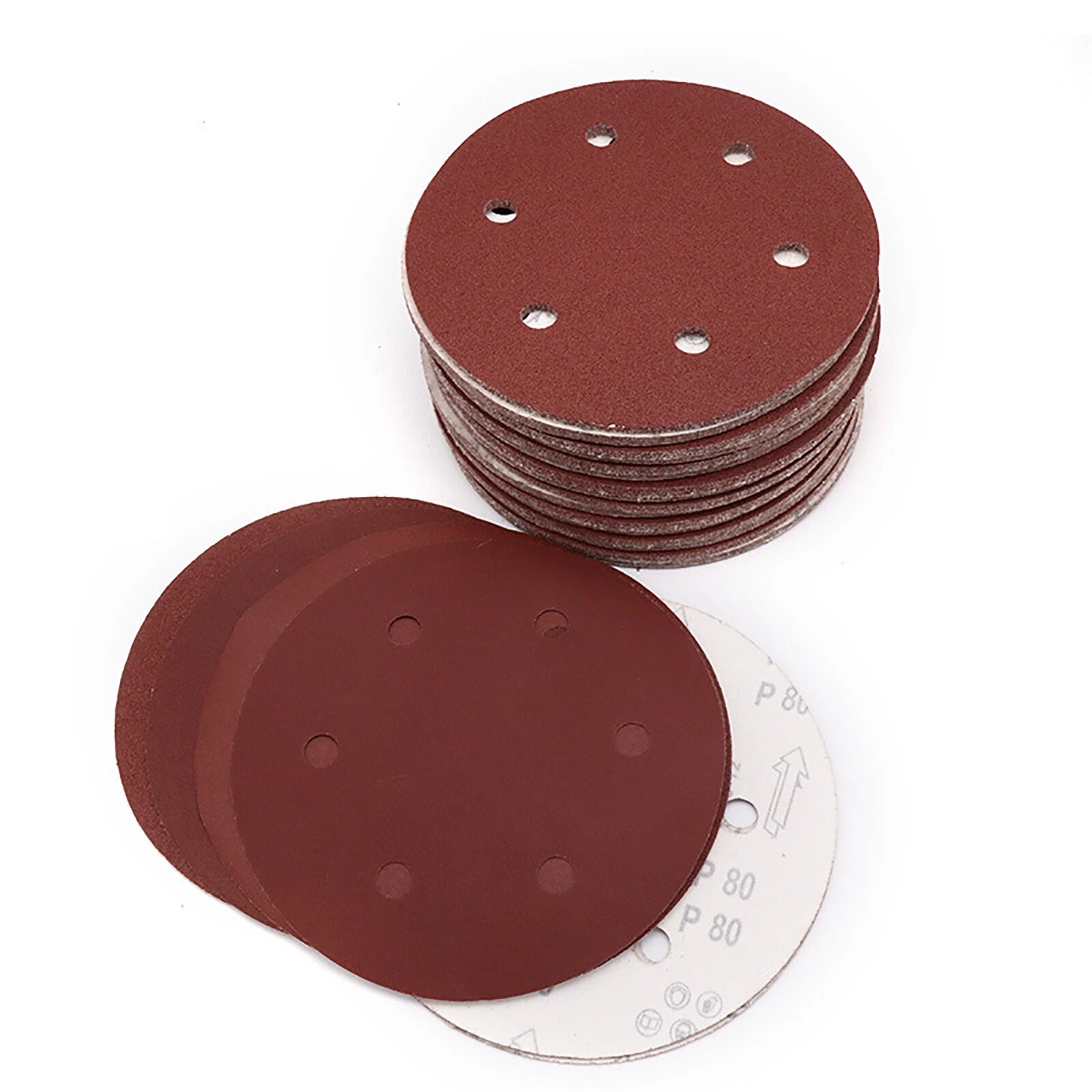 225mm 9 inch Sanding Discs 6 Hole Sandpaper 40/60-2000 Grit Orbital Sander Pads