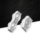 M2-M10 Stainless Steel Wire Rope Grip single clip Cable Clamp Fastening Clips 10Pcs