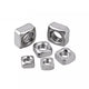 304 Stainless Steel Square Nuts M3 M4 M5 M6 M8 M10 M12(10pcs)