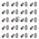 304 Stainless Steel Allen Flat end Grub Screws M10 M12 M14 M16 10Pcs