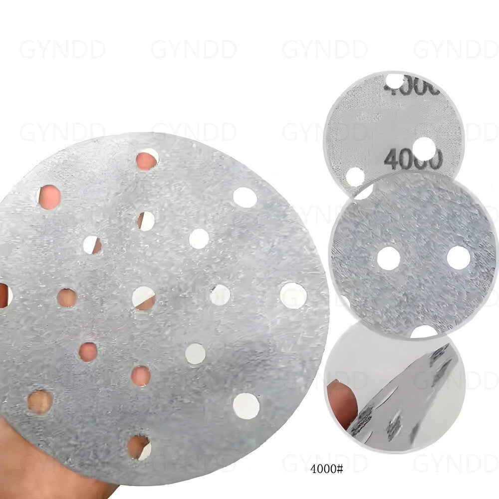 150mm Sanding Discs 6/9/15/17 Hole Sandpaper 600-5000 Grit Orbital Sander Pads