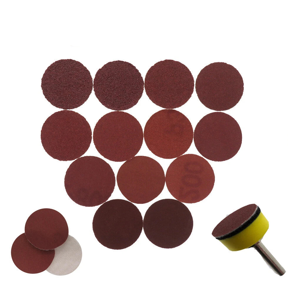 50mm Sanding Discs Pads Sandpaper 2 inch Orbital Hook and Loop Grit 40-2000