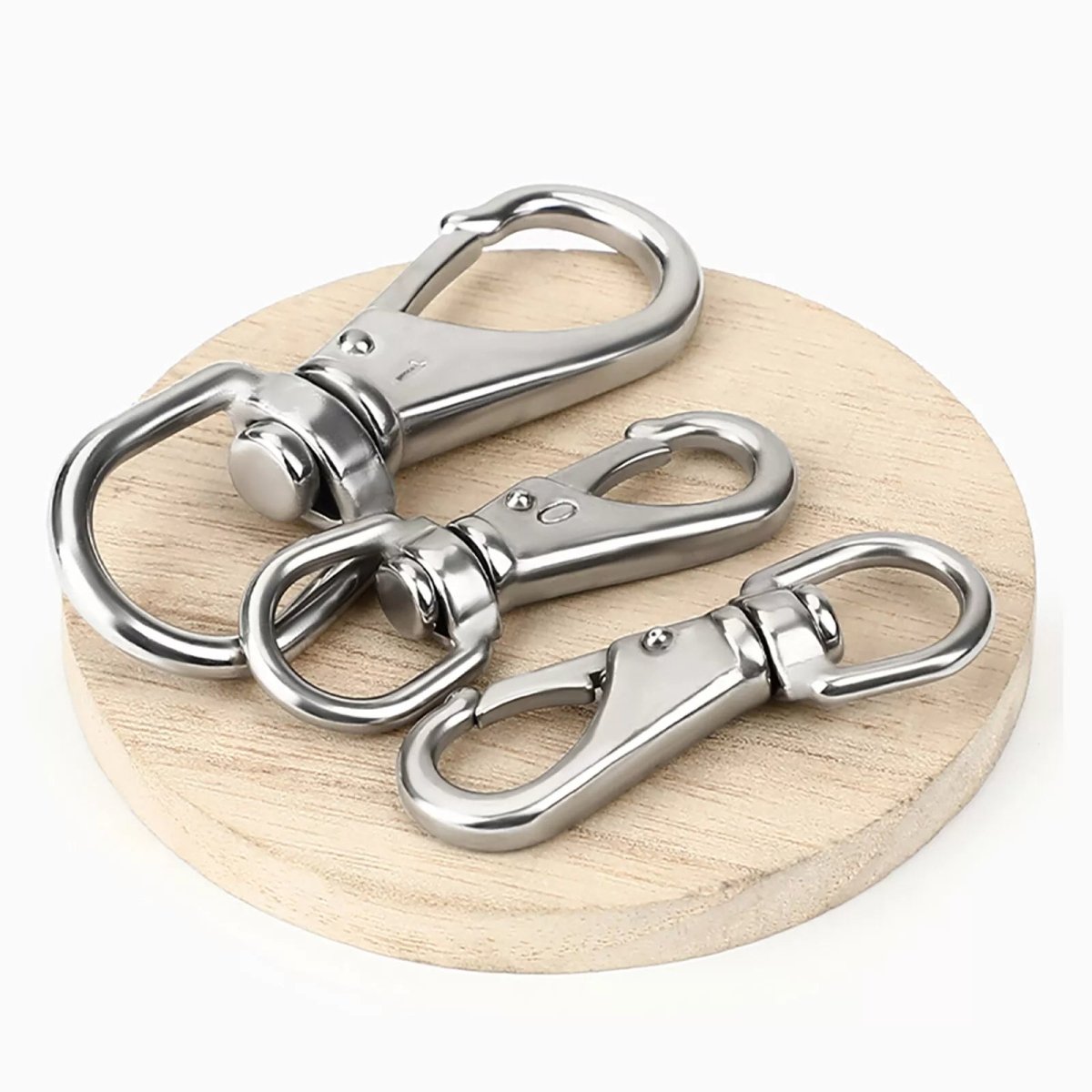 304 Stainless Steel Swivel Eye Snap Hooks M4 M5 M6 M7 - HomeDIYer