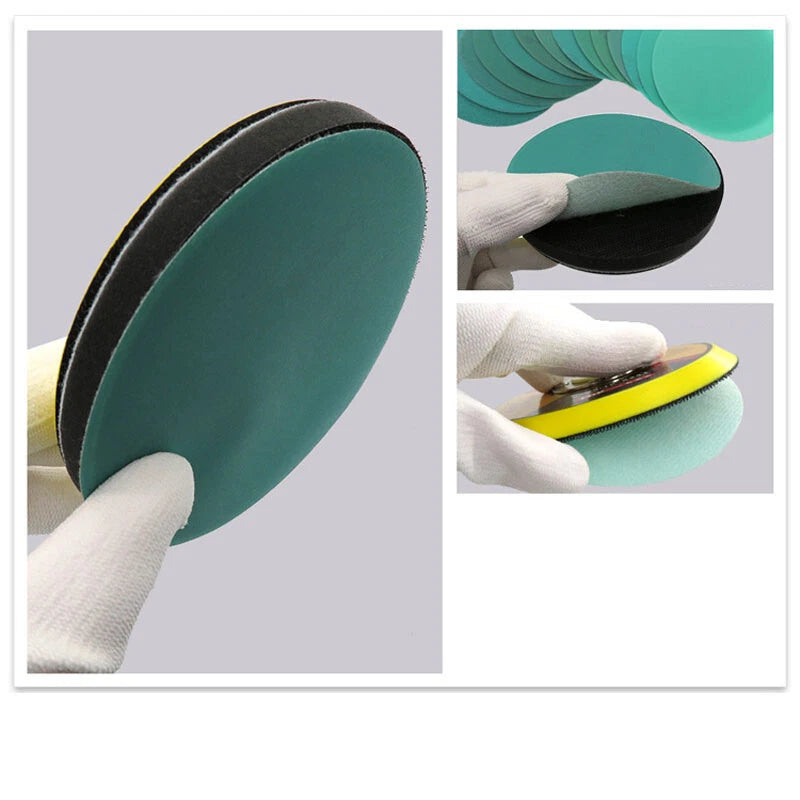 Wet & Dry Sanding discs 125mm 5inch Sandpaper Film Pads 60-2000 Grit Hook & Loop