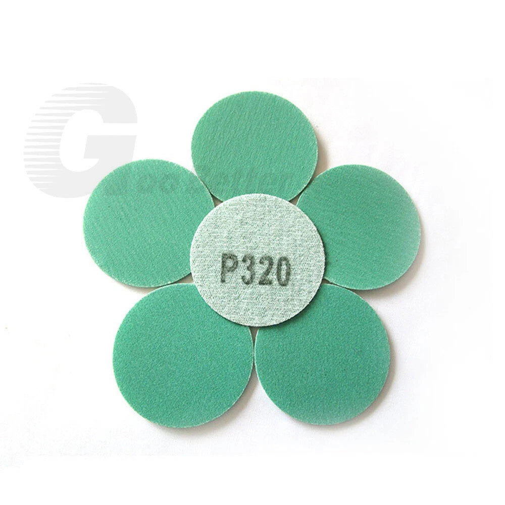 50mm Wet & Dry Sanding Discs 2" Sandpaper Film Pads Hook & Loop 40 - 2000 Grit
