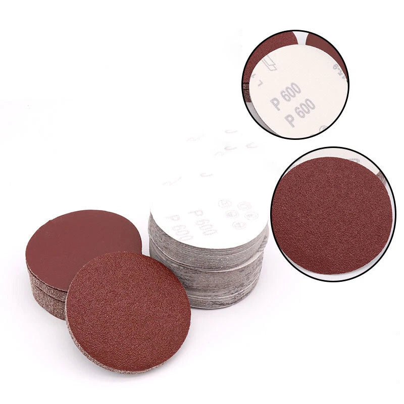 100mm Sanding Discs Pads Sandpaper 4 inch Orbital Hook and Loop Grit 60-1000