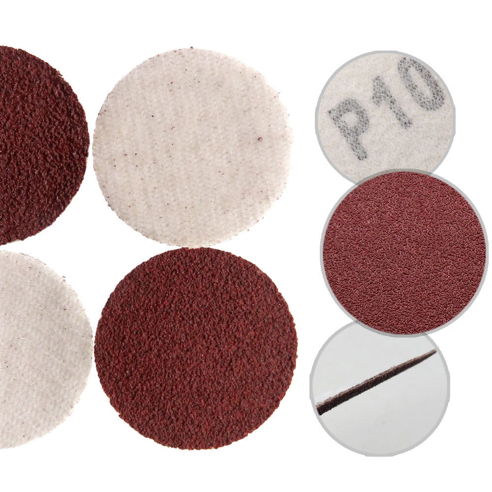 50mm Sanding Discs Pads Sandpaper 2 inch Orbital Hook and Loop Grit 40-2000
