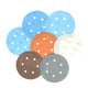 6 Inch 150mm FV Sanding Discs 600-5000 Grit Orbital Sander Pads 6 Hole Sandpaper