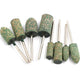 Rubber Grinding Head 2.35/3mm Shank Bullet/cylindrical/T Type Grinding Buffing Wheel Polishing Burr Metal Wood Jade Stone