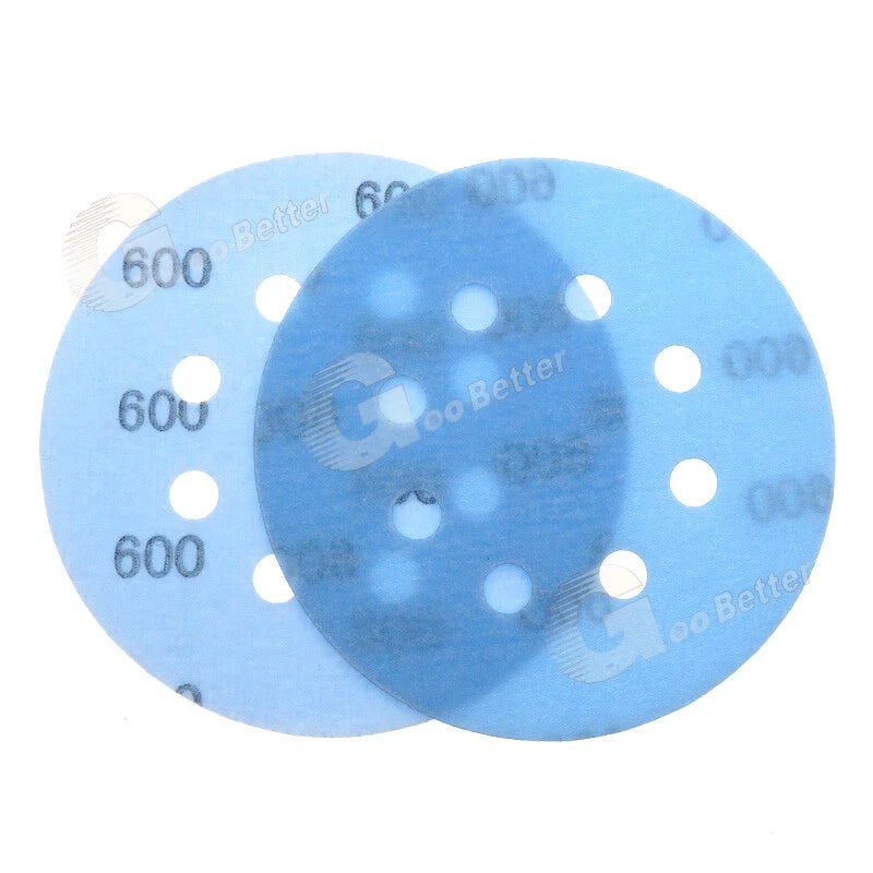 FV Soft Film Sandpaper 125mm/150mm Wet and Dry Sanding Discs 600 - 5000 Grit