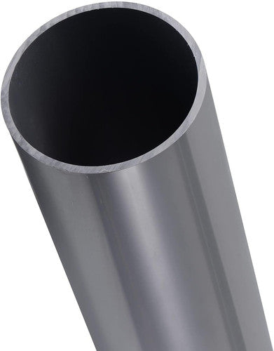 Grey PVC Round Tube Pipe – Solvent Weld, 20mm to 315mm OD, Cut to Length