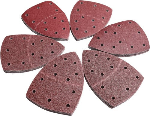 6 Hole Mouse Detail Sander Sandpaper Sanding Pads Sheets 40 Grit to 1000 Grit
