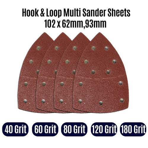 10pcs Mixed 40 - 2000 Grit Sanding Sheets Pad For Black & Mouse Sandpaper