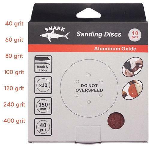 SANDING DISCS 125MM 150MM 180MM 225MM SANDPAPER ORBITAL SANDER 40 TO 600 GRIT