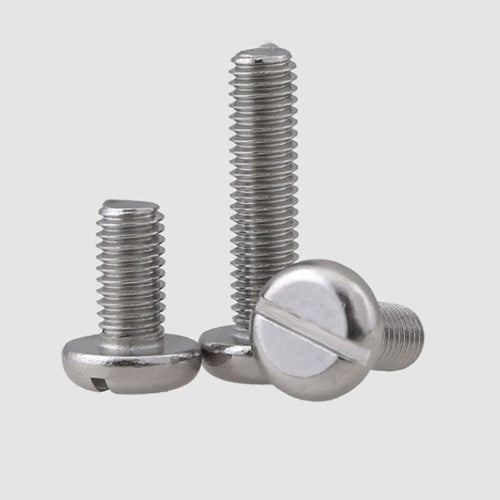 M3 M4 M5 Stainless Steel Slotted Screw Pan Round Head Machine Screws Bolts A2