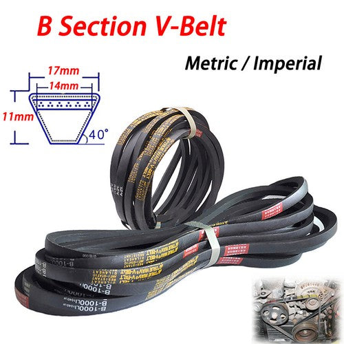 V-Belt A/B/C/D Section Metric Transmission Belt | 500–7000mm Perimeter