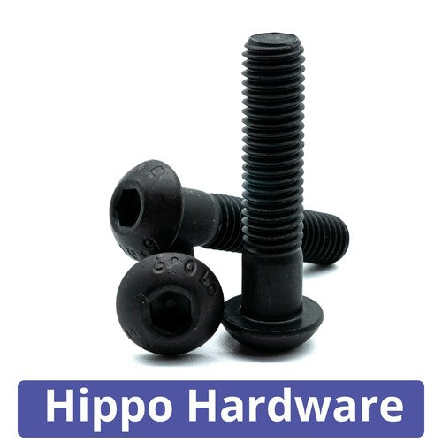 M3 M4 M5 Black Hex Socket Cap Head Screws – A2 Stainless Steel, Allen Drive, Electrophoresis Black