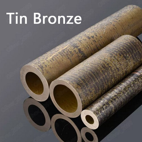 C59 Tin Bronze Tube — OD 25–110mm, ID 13–80mm, Length 100mm | Brass Bushing Pipe