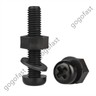 Nylon Plastic Phillips & Hex Machine Screws – M8 M10 M12, Pan / Flat / Cap Head, with Nuts & Washers