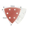 90*90*90mm Triangle Sponge Sandpaper 0 - 6 Hole Sanding Paper Pads Sheets