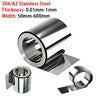 A2 Stainless Steel Strip Metal Sheet Foil Plate Roll Thick 0.05-1mm Width 300mm