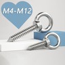 Screw-In Eye Hooks & Open Hooks — Nickel, Zinc & 304 Stainless, 16–106mm, All Sizes