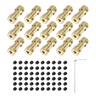 Brass Flexible Shaft Coupling Rigid Coupler Motor Connector CNC 2/3/3.17/4/5/6mm