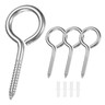 Screw-In Eye Hooks & Open Hooks — Nickel, Zinc & 304 Stainless, 16–106mm, All Sizes