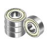 Miniature Metal Flanged Bearings Double Shielded Ball Bearing ZZ Type ID 2mm-8mm
