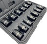 46Pcs 1/4" Drive Socket Set & Screwdriver Bits Ratchet Wrench Drill Bits Set