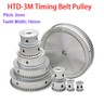 HTD-3M 14-120T Timing Belt Pulley Pitch 3mm Without Step Drive Pulley Width 16mm