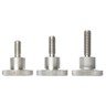 M3 Aluminum Knurled Thumb Screws – Hand Grip Knob Bolts, 6–12mm Thread Lengths (Pack of 1,5,10,25,50,100) - HomeDIYer