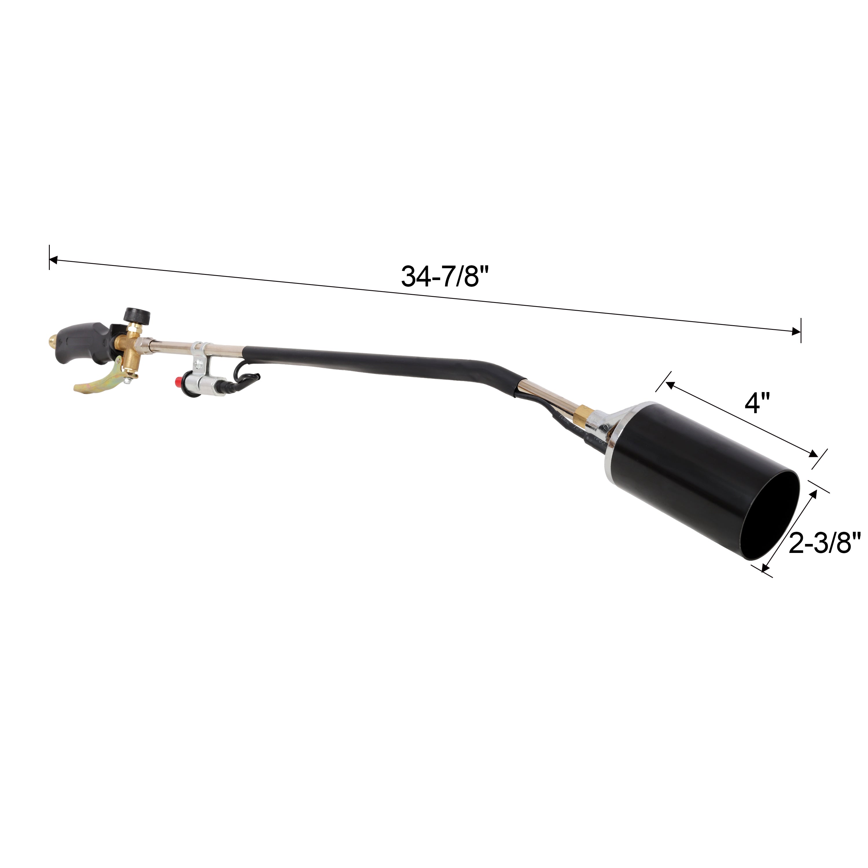 Propane Torch Weed Burner, Blow Torch, High Output Flame Torch with 10FT Hose, Heavy Duty Flame Weeder with Igniter for Garden, BBQ