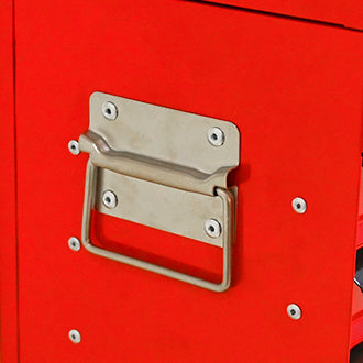 20-inch Steel Tool Box with Drawers – Red Portable Tool Storage Organizer