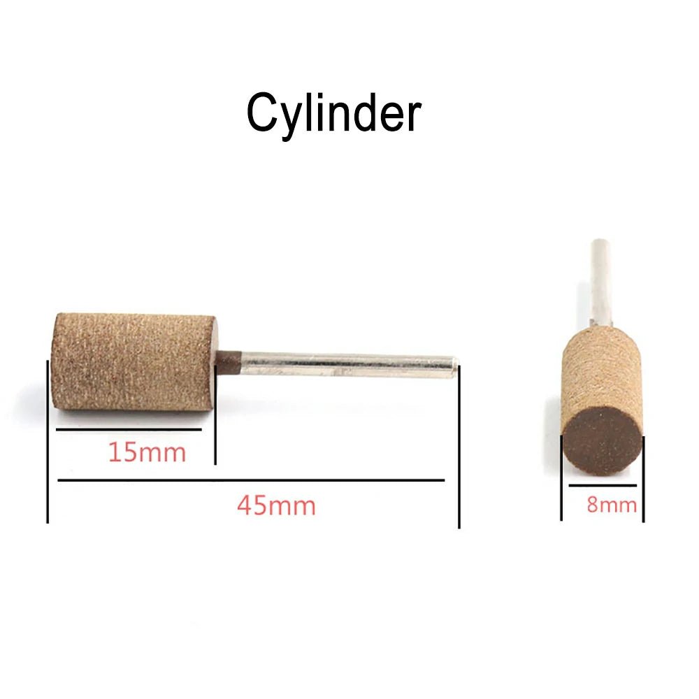 Leather Grinding Head Polishing Buffing Brush Wheel for Rotary Tools Dremel Accessories 2.35mm/3mm Shank - HomeDIYer