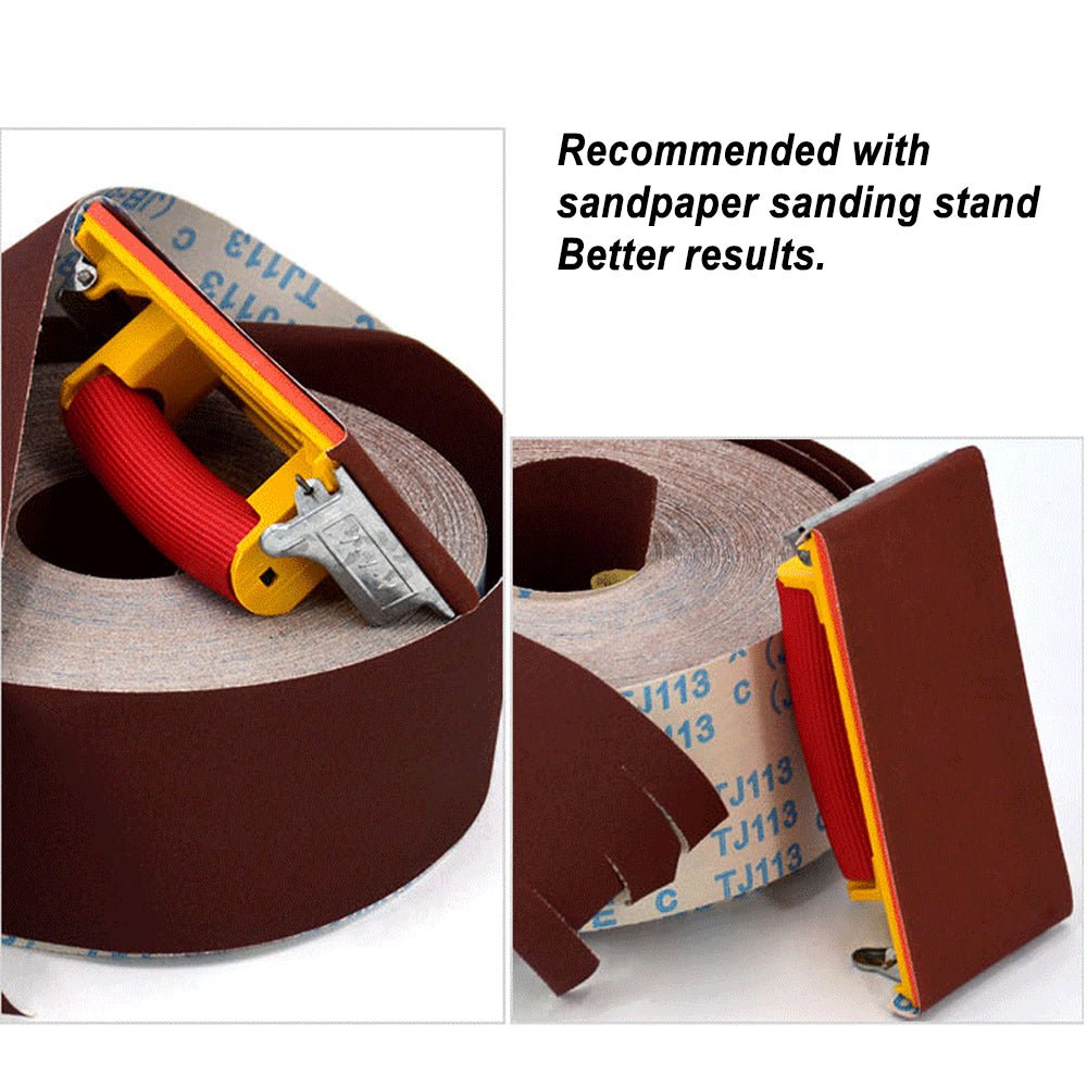 1 Meter 80 - 600 Grit Emery Cloth Roll Polishing Sandpaper For Grinding Tools Metalworking Dremel Woodworking Furniture - HomeDIYer